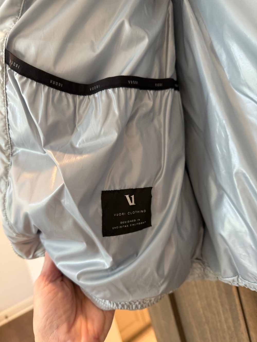 Vuori Ice Blue Puffer Vest - Picture 5 of 8